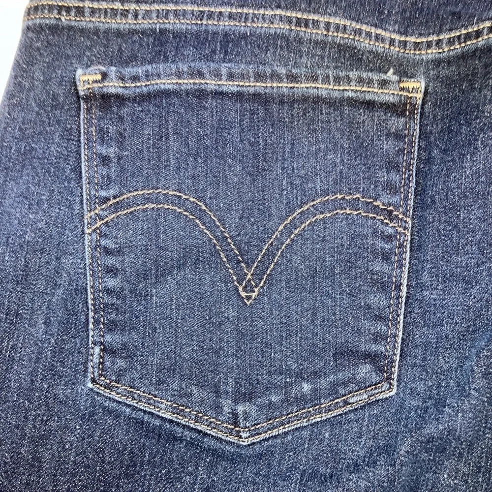 Levi's‎ 515 Bootcut Jeans Womens 16M Mid Rise Dark Wash Stretch 33x32